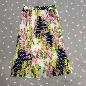 Midi flower skirt